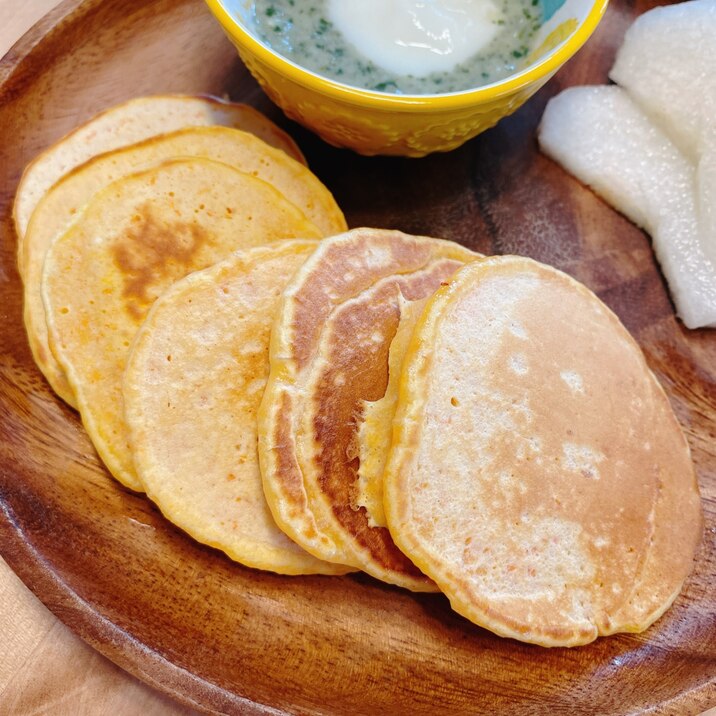 離乳食中期 手掴み食べ 卵不使用人参パンケーキ レシピ 作り方 By きゃんちょめりん 楽天レシピ 離乳食中期 手掴み食べ 卵不使用人参パンケーキ レシピ 作り方 By きゃんちょめりん 楽天レシピ